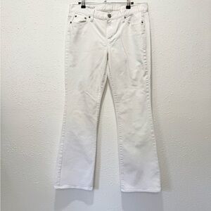 J. Crew Women's white Boot Cut Jeans 31